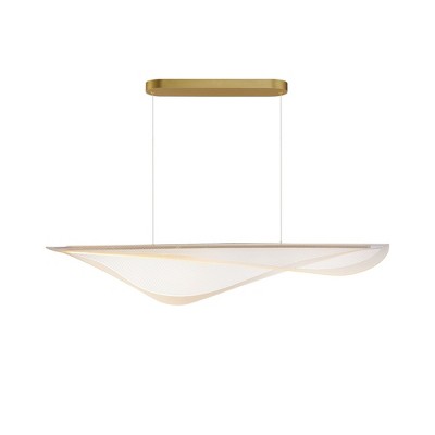 ET2 Lighting Manta 1 - Light Island Pendant Light in  Gold