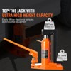 VEVOR Hydraulic Toe Jack, 10 Ton On Toe Toe Jack Lift, 20 Ton On Top Lift Capacity Machine Jack, 1.2-7.5 in Toe Height, Orange - 3 of 4