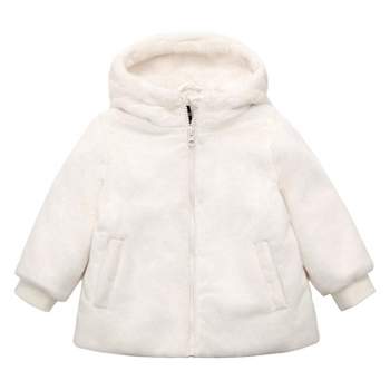 Rokka&Rolla Toddler Little Girls' Fleece Faux Fur Jacket