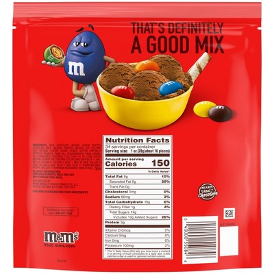 M&#38;M&#39;s Party Size Peanut Butter Chocolate Candy - 34oz