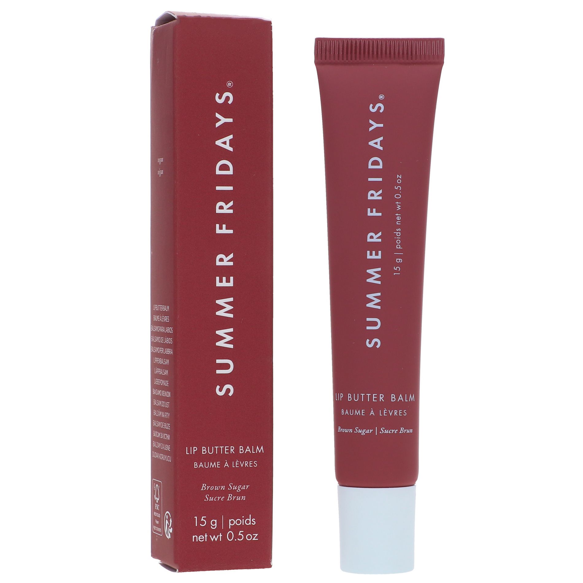 Summer Fridays Lip Butter Balm Brown Sugar 0.5 oz