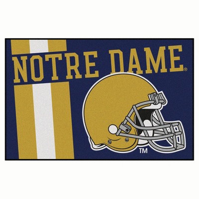 NCAA Notre Dame Fighting Irish Helmet Logo 19"x30" Uniform Starter Rug