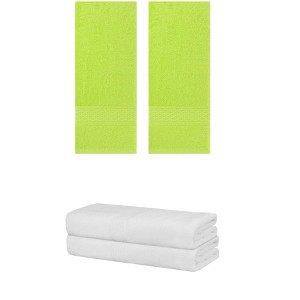REGALWOVEN Cotton Bath Hands Towel Sets For Bathroom, Gym, SPA 2 Pack - 1 of 4