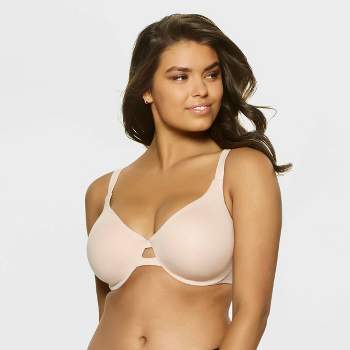 Paramour Women's Plus Size Lotus Embroidered Unlined Bra - Rose Tan 42DD