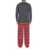 Ashford & Brooks Men’s Long-Sleeve Top Flannel Pants Pajama Sleepwear Set - 3 of 4