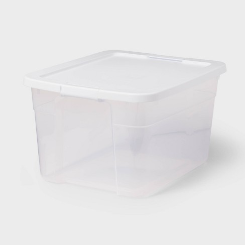 128qt Extra Large Wheeled Latching Storage Box - Brightroom™ : Target