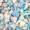GlasFlength Bean Bag Seats Comfortable Premium Faux Fur Lounge Chair with Dual Layer Foam for Living Room Bedroom, Blue, 45"*45"*30" - 4 of 4