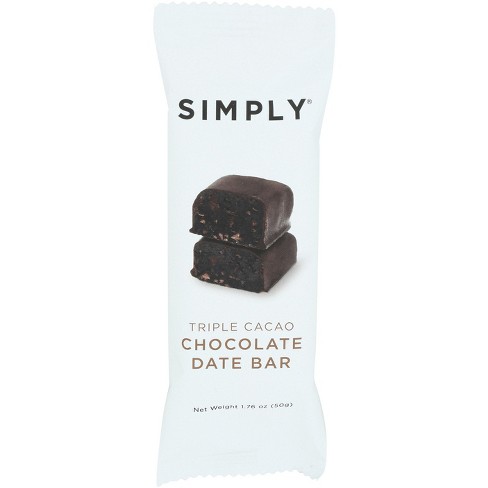 Simply Triple Cacao Chocolate Date Bar - Case of 12 - 1.76 oz - image 1 of 1