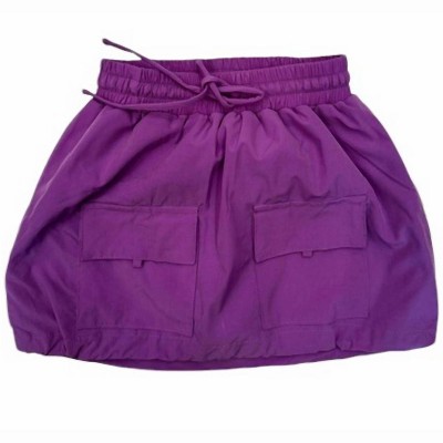 Girl Solid Micro Skirt - flowers by zoe