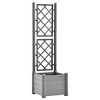 vidaXL 5-Floor Flower Stand 16.9"x8.7"x38.6" White Metal - 2 of 4