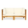Infurnic Patio Seating Sets Modern Outdoor Furniture Set Featuring Unique Design,Perfect for Gardens, Living Spaces, Beige, 60.5"*30.25"*26.5" - 3 of 4