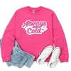 Simply Sage Market Women's Graphic Sweatshirt Always Cold Retro - 3 of 4