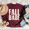 Fall Babe Distressed -  Women's Graphic Sweatshirt - 2 of 4