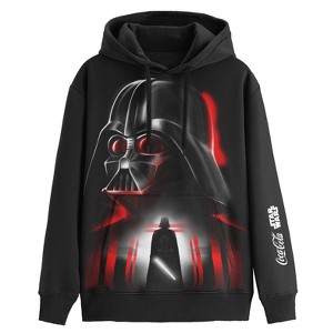 Seven Times Six Star Wars x Coca-Cola Hoodie Men's Darth Vader Long Sleeve Sweatshirt Black - 1 of 4