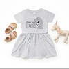 The Juniper Shop Happy Go Lucky Shamrock Toddler Dress - 3 of 4