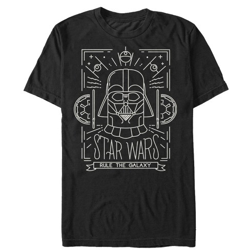 Men's Star Wars Darth Vader Line Art Card T-Shirt - image 1 of 4