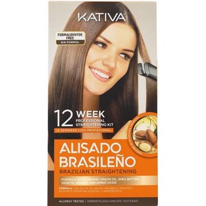 KATIVA Brazilian Straightening Natural Hair Treatment Kit - 3ct - 1 of 4