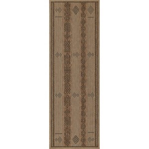 Momeni Hampton Ashwin Machine Loomed Indoor/Outdoor Rug Natural - 1 of 4