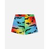 Deux par Deux Boy Printed Boardshorts Multicolored Crocodile - 4 of 4
