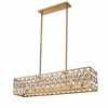 Dealey 7-Bulb Crystal Hanging Ceiling Light - Vintage Style, Dimmable, 43.5" Long - 2 of 4