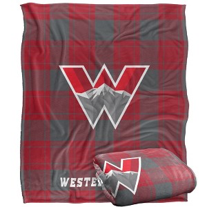Western Colorado University Campus Plaid Spirit Silky Touch Super Soft Throw Blanket 50x60 - 1 of 4