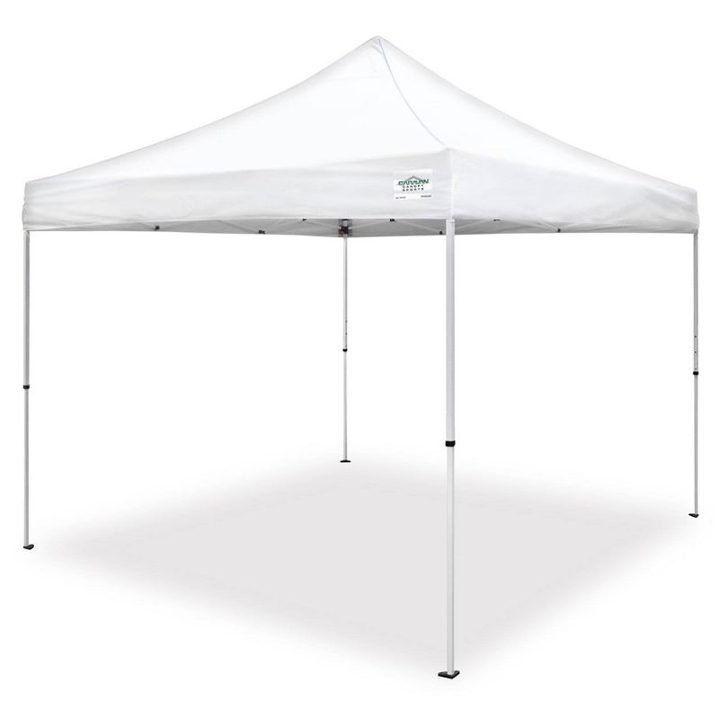 Caravan Canopy Pro 2 10 x 10 Foot Straight Leg Instant Canopy, White (3 Pack), 2 of 7