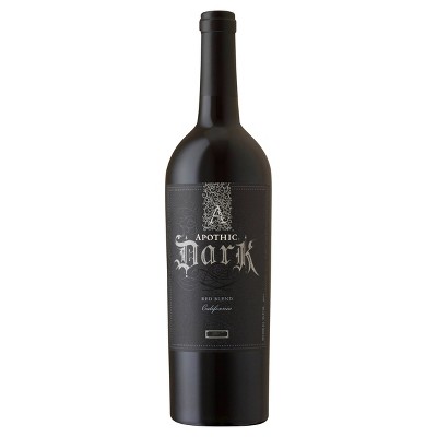 Apothic Dark Red Blend Red Wine - 750ml Bottle