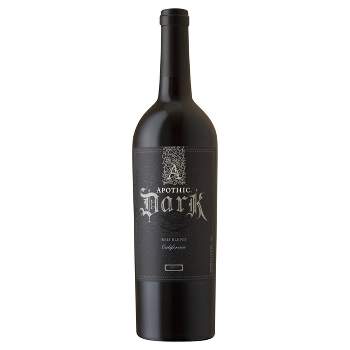 Apothic Dark Red Blend Red Wine - 750ml Bottle