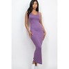 Slickblue Women's Solid Maxi Dress, Sleeveless Stretch Jersey Fabric, Casual Fit, Multi Colors Options, Size S-L - 2 of 4