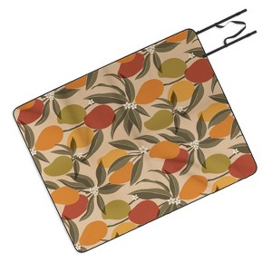 Cuss Yeah Designs Abstract Mangoes Picnic Blanket - Deny Designs - 1 of 3
