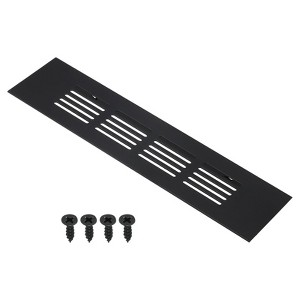 Unique Bargains Aluminum Rectangle Mesh with Mounting Screw Cabinet Air Vent Cover - 1 of 4