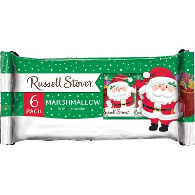 Russell Stover Marshmallow Holiday Santa Pack - 6oz/6ct