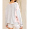 Women's Color Block Sweatshirt - BUCKETLIST - 2 of 4