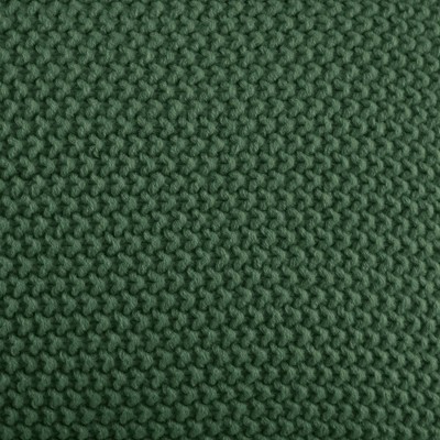 Green Acrylic Knit Oblong Pillow Cover with Hidden Zipper