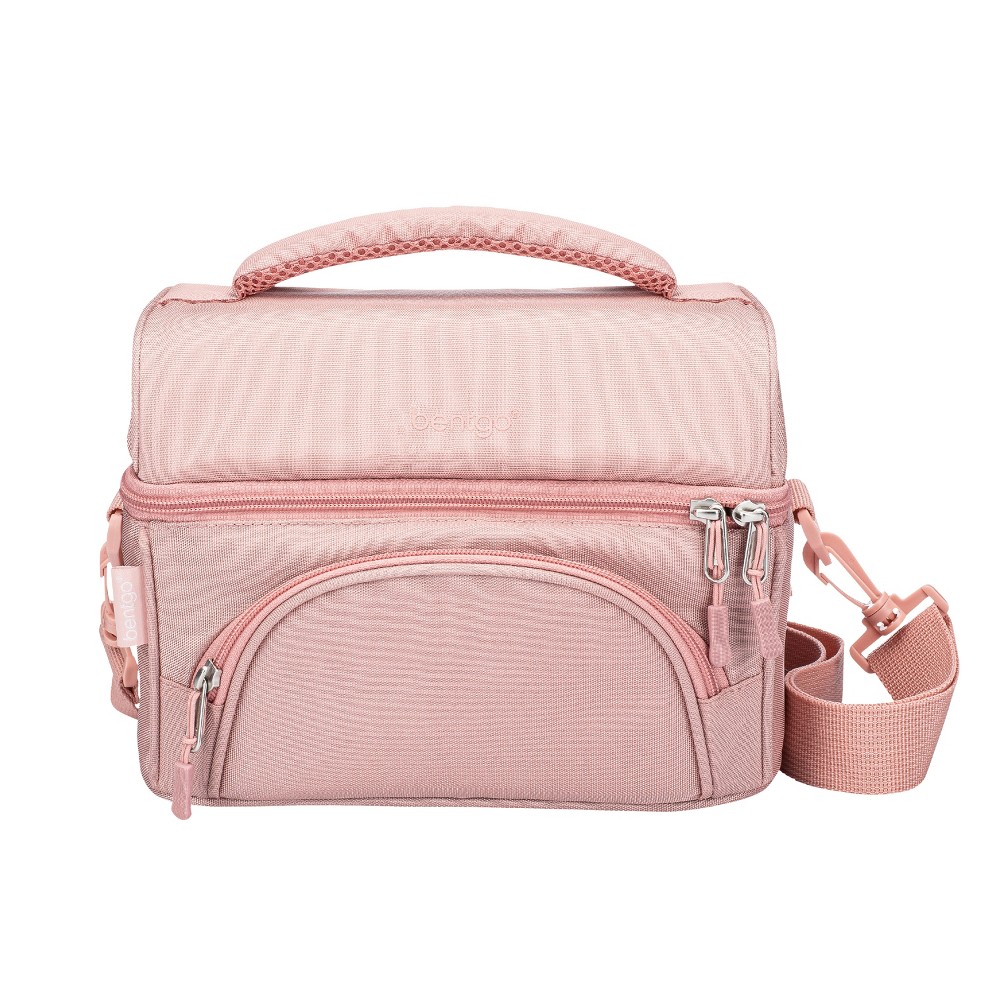 Photos - Serving Pieces Bentgo Deluxe Lunch Bag, Durable & Insulated Bag, Internal Mesh Pocket & 2-Way Zippers - Mauve