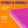 Strictly Briks Classic Stackable Baseplates, For Building Bricks, Bases for Tables, Mats, and More, Girl Colors, 4 Pack, 10x10 Inches - image 2 of 4