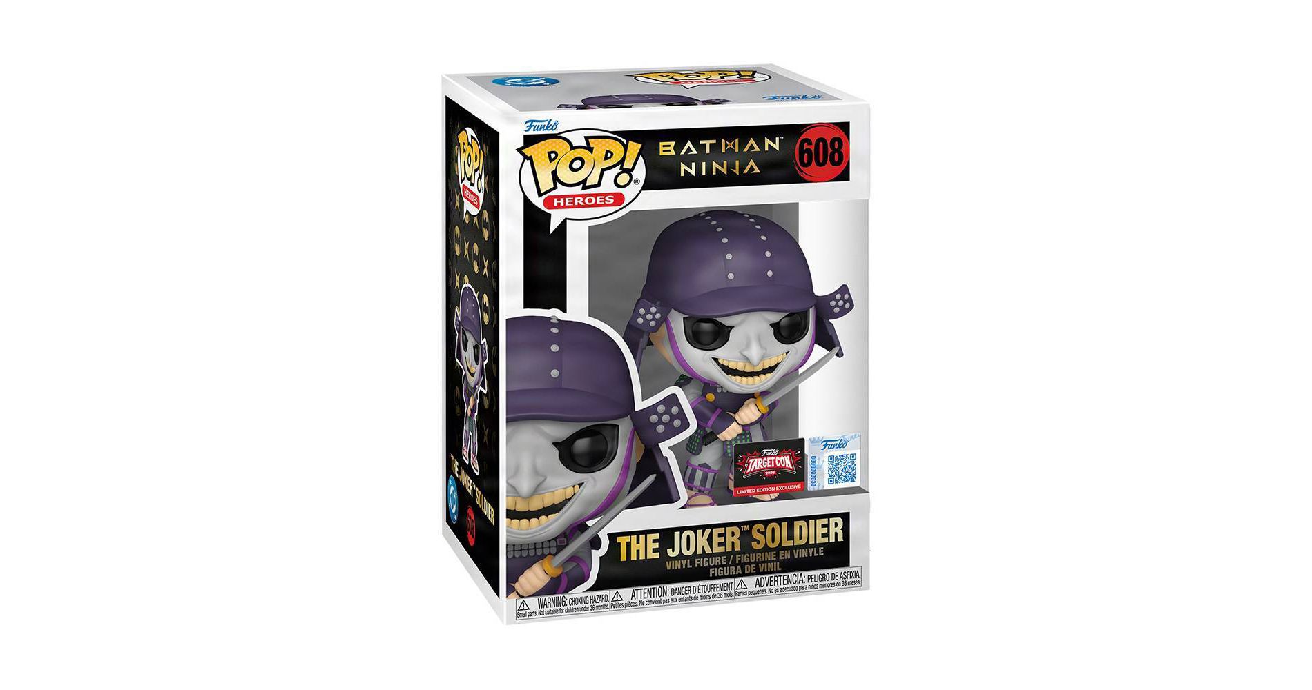 Funko POP! Heroes: Batman Ninja- The Joker Soldier Limited Edition Exclusive Vinyl Figure #608