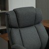 TiramisuBest Big & Tall Executive Office Chair, 485lbs Capacity, Adjustable Height, 360¡ã Swivel, Charcoal Grey - 3 of 4