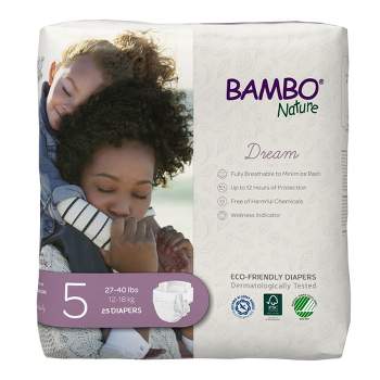 Bambo Nature Baby Diapers, Heavy Absorbency, Eco-Friendly, Size 5, 25 Count, 3 Packs, 75 Total