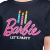 Girls' - Barbie - Let's Party Short Sleeve Graphic T-Shirt - 2 of 4