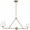 Crystorama Lighting Xavier 2 - Light Chandelier in  Vibrant Gold/White - 4 of 4