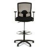 Alera Alera Etros Series Mesh Stool, Supports Up to 275 lb, 25.19" to 35.23" Seat Height, Black - 2 of 4