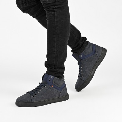 Vance Co. Vance Mens Justin High Top Sneaker Light Grey 8.5 — фото 8