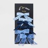 Girls' 6pk Ribbon Bow Clip Set - art class™ Blue - 2 of 4