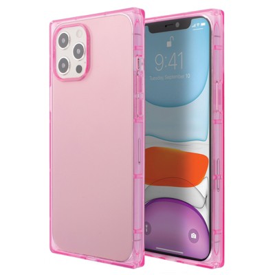  Babemall Compatible for iPhone 12 PRO MAX 6.7 Case, Golden  Flash Square TPU Material Protective Shell + Lanyard - Grid Pink : Cell  Phones & Accessories