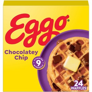 Eggo Chocolatey Chip Frozen Waffles 29.6oz/24ct - 1 of 4