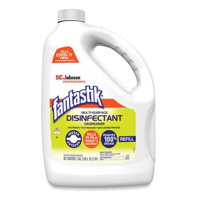 Fantastik Multi-Surface Disinfectant Degreaser, Pleasant Scent, 1 Gallon Bottle
