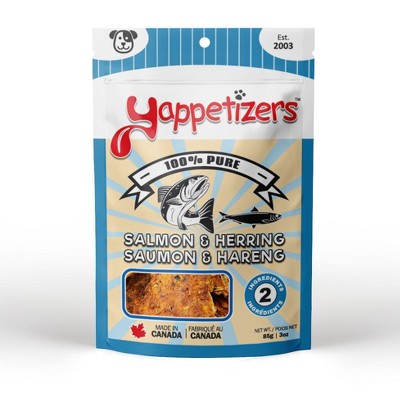 Yappetizers Treat Company Salmon and Herring Dog Treat - (Medium | 85 Grams | 3oz)
