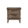New Classic Furniture,Cagney Solid Wood 2-Drawer Nightstand in Vintage Brown - 2 of 4