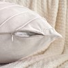REGALWOVEN Velvet Throw Pillow Cover with Gold Striped Modern Pillowcase for Sofa Bedroom Living Room Home Decor 18 x 18 Inch 2 Pcs - 3 of 4